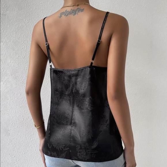 Boho satin lace detail blouse - Picture 3 of 16